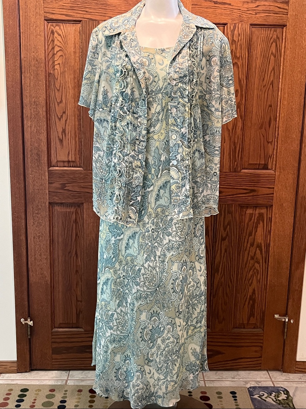 Vintage 90’s Studio I Paisley Whimsy Boho 2-Piece Set 20W
